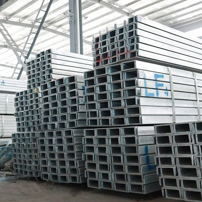 Kênh C mạ kẽm SS400 50mm ASTM Mạ kẽm nhúng nóng Kênh C