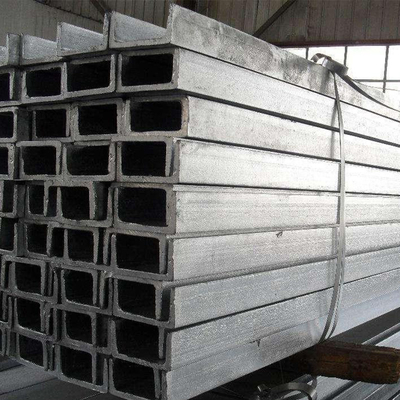 Thép mạ kẽm 50mm Kênh C Kim loại Sắt U Beam ASTM Q235 Q345