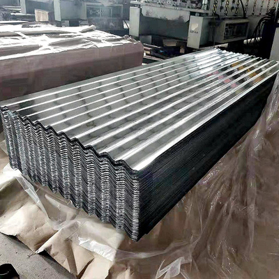 Tấm lợp kẽm với gợn nước mạ kẽm AISI 22 24 26