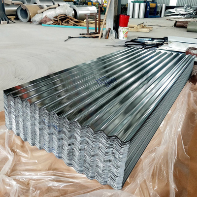 Tấm lợp kẽm với gợn nước mạ kẽm AISI 22 24 26