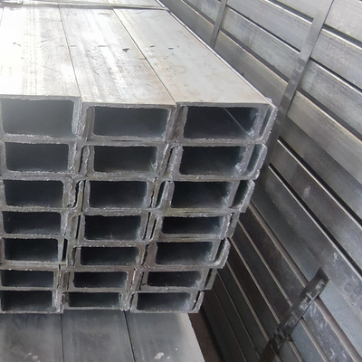 Cấu hình dầm chữ U bằng thép dài mạ kẽm kênh C 80 * 43 * 5mm Chất liệu Q235 Q345