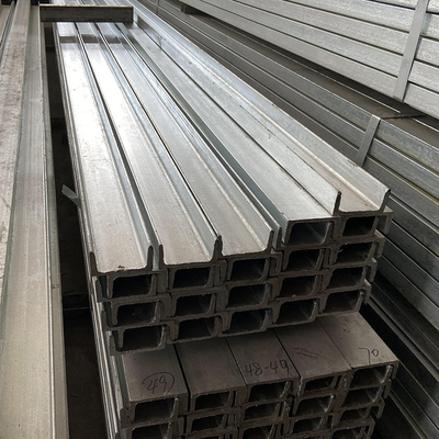 Thanh thép mạ kẽm cán nóng U-Bar để xây dựng Hồ sơ Sơn Đông