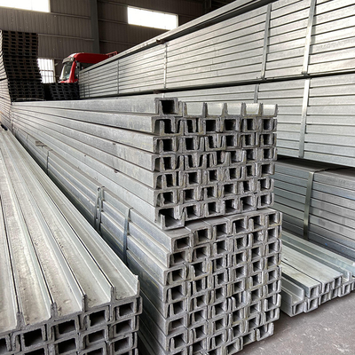 Thanh thép mạ kẽm cán nóng U-Bar để xây dựng Hồ sơ Sơn Đông