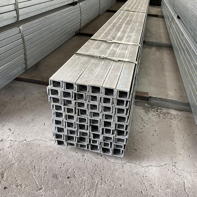 Kênh thép mạ kẽm hình dạng C / U Thanh thép 50 * 50mm Hồ sơ GI cho khung xe