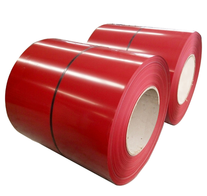 Mạ kẽm Thép cuộn sơn sẵn Kim loại G550 Tấm lợp PPGI cho nhà ở 600mm