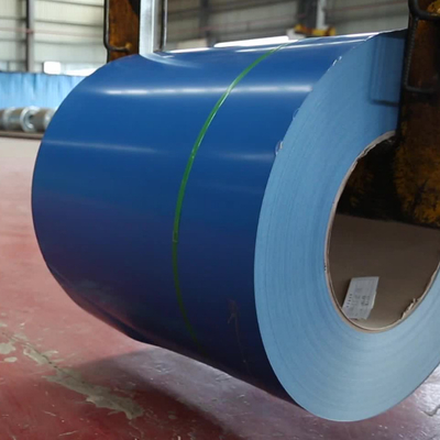 Mạ kẽm Thép cuộn sơn sẵn Kim loại G550 Tấm lợp PPGI cho nhà ở 600mm