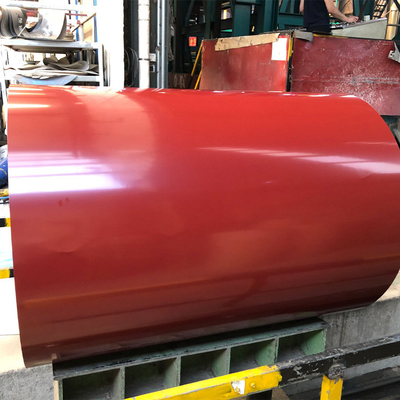 Mạ kẽm Thép cuộn sơn sẵn Kim loại G550 Tấm lợp PPGI cho nhà ở 600mm