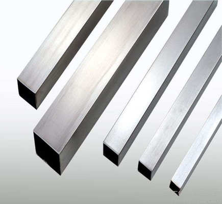 Ống hình chữ nhật bằng thép không gỉ Gương chải 8K Ống thép hợp kim được đánh bóng SS 201 202