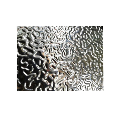 304 316L Water Ripple Tấm thép không gỉ Tấm hợp kim trang trí màu vàng hồng