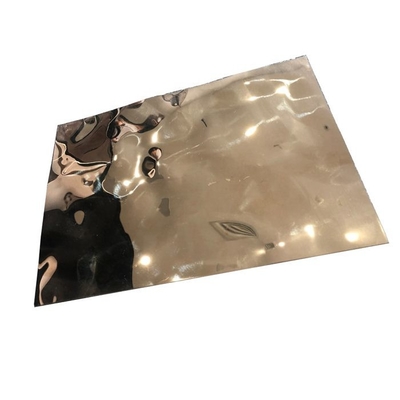 Tấm gương gợn sóng bằng thép không gỉ được vẽ nguội 0,1mm 0,5mm 1mm để trang trí trần nhà