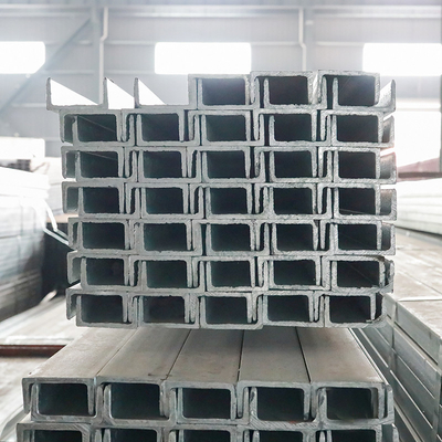 Kênh C mạ kẽm SS400 50mm ASTM Mạ kẽm nhúng nóng Kênh C