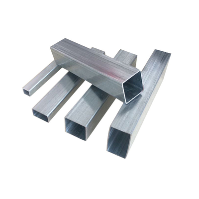 Q195 Ống vuông mạ kẽm 2 inch EN 10210 Thép hình ống