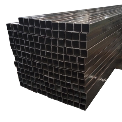 Q235 Ống vuông tráng bột màu đen Astm Ống thép hình chữ nhật liền mạch 12ft