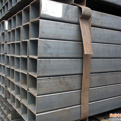 ASTM OD 600mm Phần hộp thép đen Ống vuông mạ kẽm 5,8m