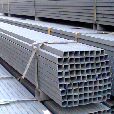 ASTM OD 600mm Phần hộp thép đen Ống vuông mạ kẽm 5,8m