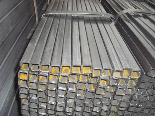 Q195 Ống vuông mạ kẽm SPHC 2x3 Ống thép mạ kẽm