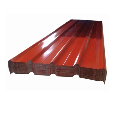 Tấm lợp mái tôn bằng thép mạ kẽm 40g màu đỏ 120cm AISI