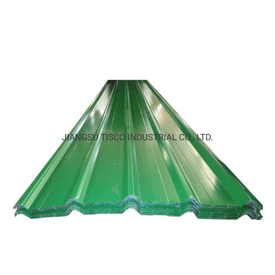 Màu xanh lá cây S220GD Tráng màu Gi Tấm lợp 8ft Tấm lợp 8ft