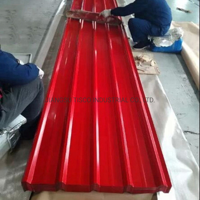Màu xanh lá cây S220GD Tráng màu Gi Tấm lợp 8ft Tấm lợp 8ft