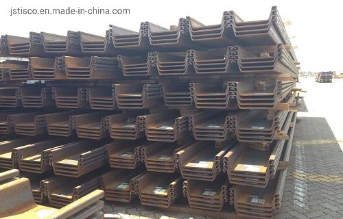 Cọc thép tấm loại U cán nóng để xây dựng