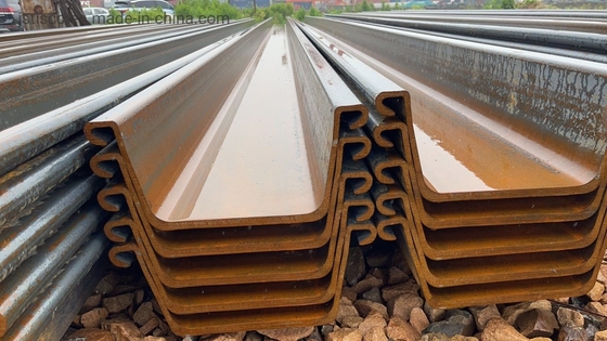 Cọc thép tấm loại U cán nóng để xây dựng