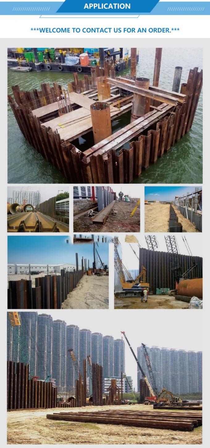 Cọc tấm cán nóng A36 SS400 S355 1